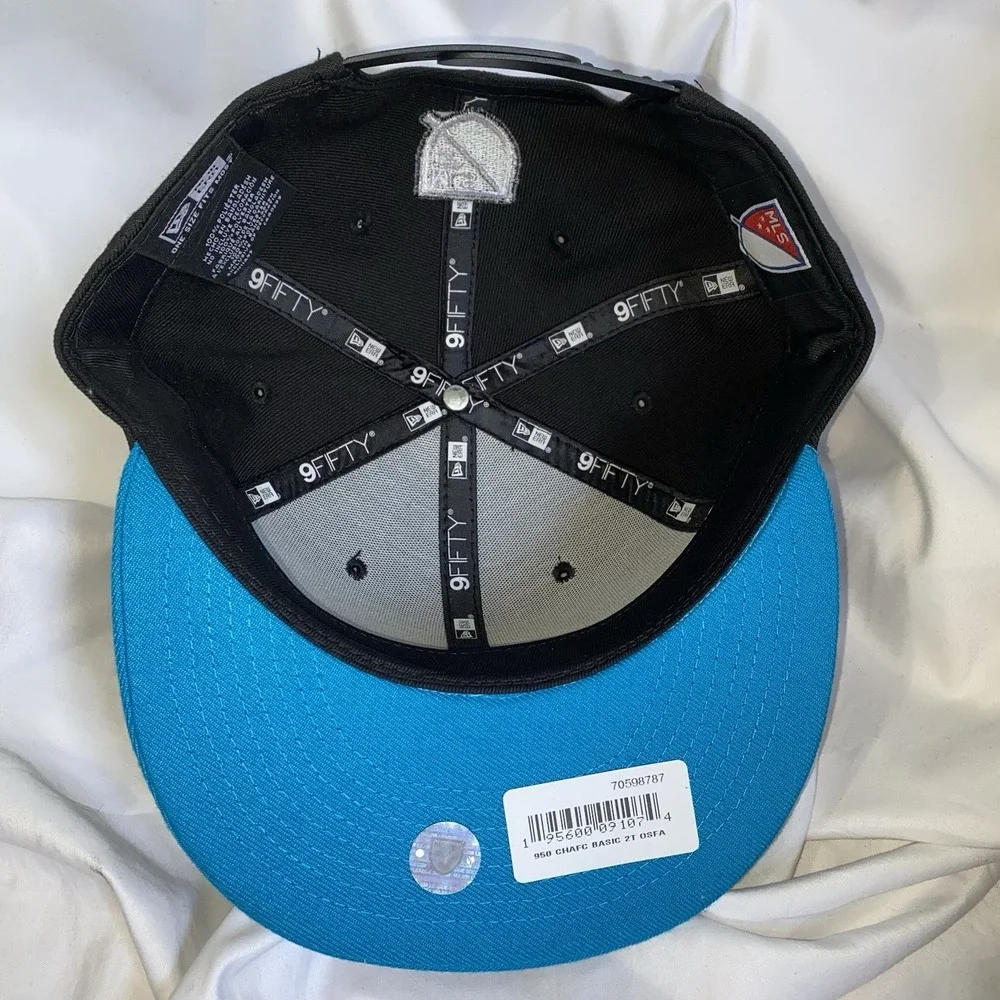 Charlotte Football Club‎ FC New Era Two-Tone 9FIFTY Snapback Hat MLS Soccer NEW